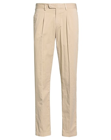 DEVORE INCIPIT Pantalone Nocciola 93% Cotone, 6% Seta, 1% Elastan