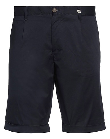 MYTHS Shorts & Bermuda Midnight blue 97% Cotton, 3% Elastane