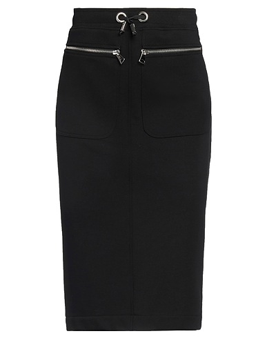 JIJIL Midi skirt Black 70% Cotton, 30% Polyester