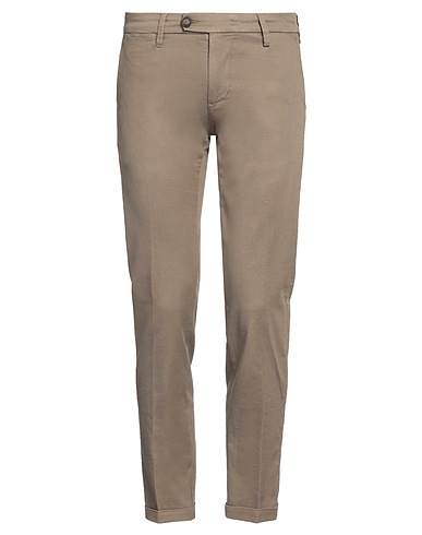 RE_HASH Casual pants Khaki 58% Cotton, 39% Lyocell, 3% Elastane