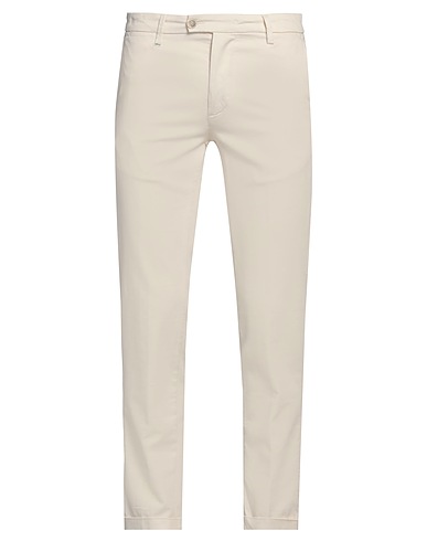 RE_HASH Casual pants Ivory 58% Cotton, 39% Lyocell, 3% Elastane