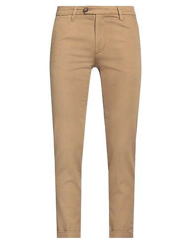 RE_HASH Casual pants Camel 58% Cotton, 39% Lyocell, 3% Elastane