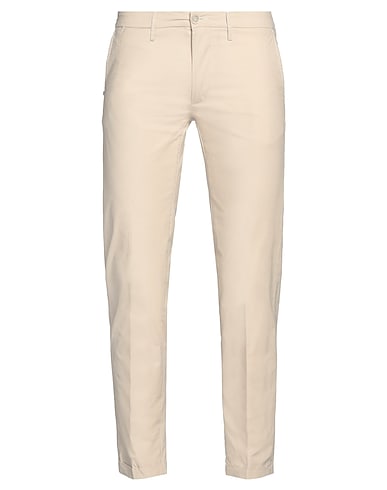 RE_HASH Casual pants Beige 72% Lyocell, 24% Cotton, 4% Elastane