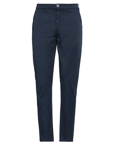 SEINSE Casual trouser Navy blue 98% Cotton, 2% Elastane