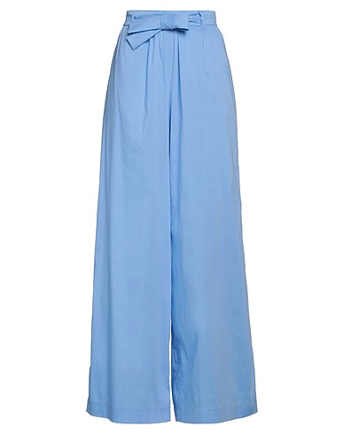 JIJIL Casual pants Light blue 79% Cotton, 18% Polyamide, 3% Nylon