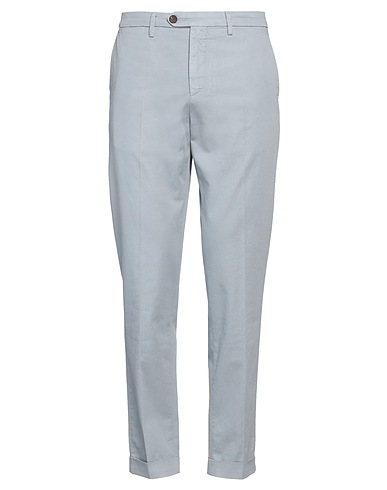 SEVENTY VENEZIA Casual trouser Grey 72% Cotton, 26% Linen, 2% Elastane, Horn