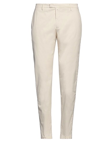 BRIGLIA 1949 Casual pants Off white 97% Cotton, 3% Elastane
