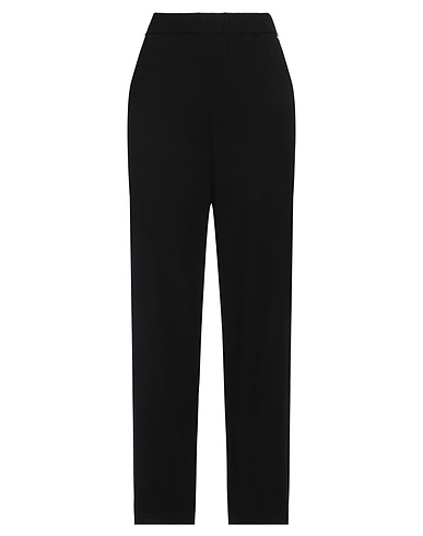 TWINSET Pantalone Nero 47% Viscosa, 28% Poliestere, 25% Poliammide