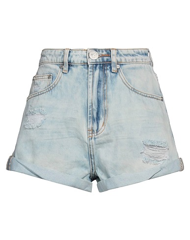 ONE TEASPOON Denim shorts Blue 100% Cotton