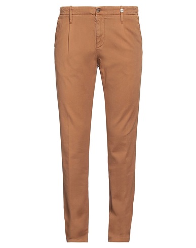 MYTHS Casual trouser Brown 67% Cotton, 31% Lyocell, 2% Elastane