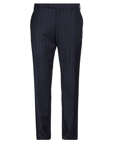 L.B.M. 1911 Casual trouser Navy blue 100% Virgin Wool