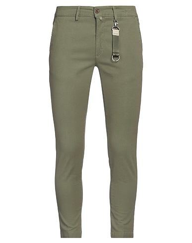EXIGO Casual trouser Green 97% Cotton, 3% Elastane