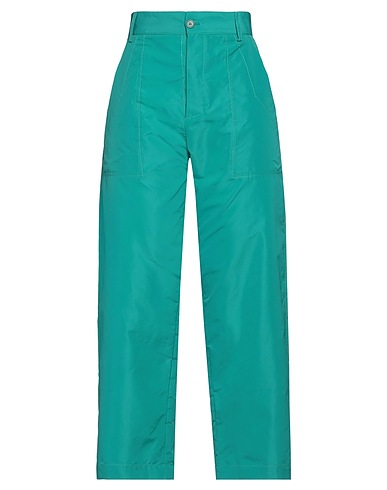 VIRNA DRÒ Casual pants Military green 100% Polyester