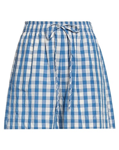 SOLOTRE Shorts & Bermuda Blue 81% Cotton, 19% Viscose