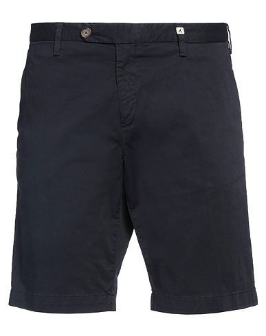 MYTHS Shorts & Bermuda Midnight blue 97% Cotton, 3% Elastane