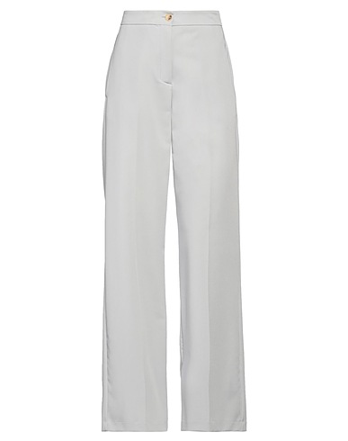 VICOLO Pantalone Grigio chiaro 62% Acetato, 38% Viscosa