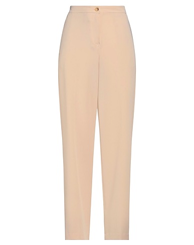 VICOLO Casual trouser Beige 62% Acetate, 38% Viscose