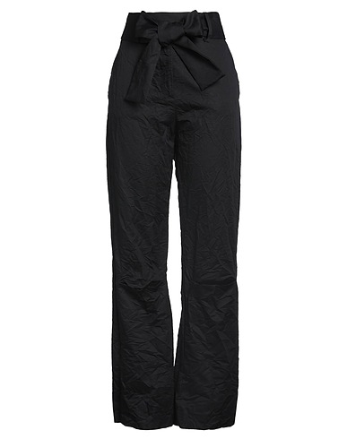 MALLONI Pantalone Nero 75% Cotone, 25% Lino