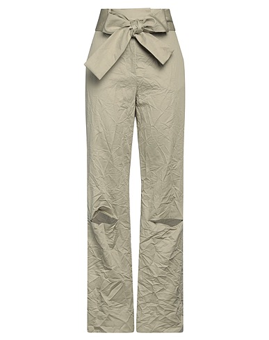 MALLONI Pantalon Vert militaire 75% Coton, 25% Lin