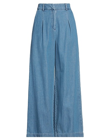ROŸ ROGER'S Denim pants Blue 100% Cotton