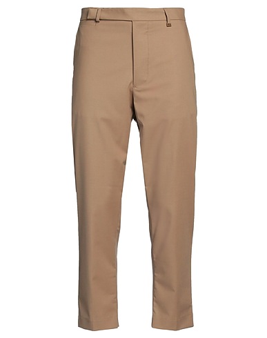 I'M BRIAN Casual trouser Sand 64% Polyester, 33% Rayon, 3% Elastane