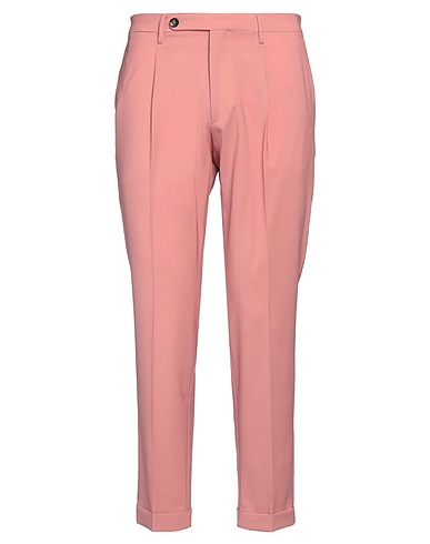 MICHAEL COAL Casual trouser Pink 98% Virgin Wool, 2% Elastane