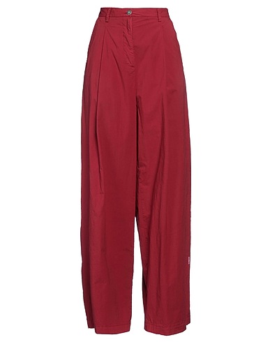 MERCI ITALIA Casual trouser Burgundy 97% Cotton, 3% Elastane