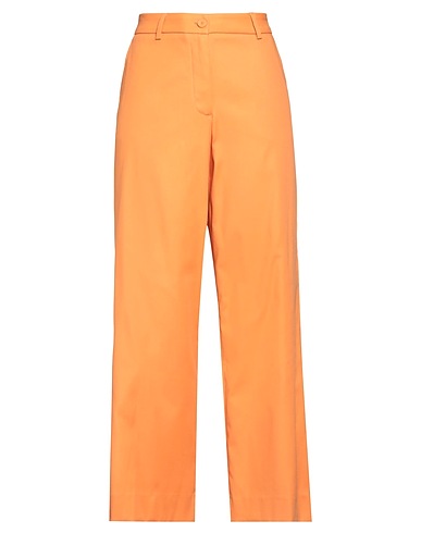 WEEKEND MAX MARA Casual trouser Orange 99% Cotton, 1% Elastane