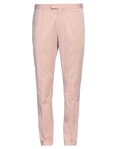 DEVORE INCIPIT Casual trouser Pink 93% Cotton, 6% Silk, 1% Elastane