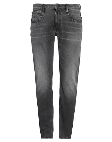 REPLAY Denim pants Grey 73% Cotton, 25% Polyester, 2% Elastane