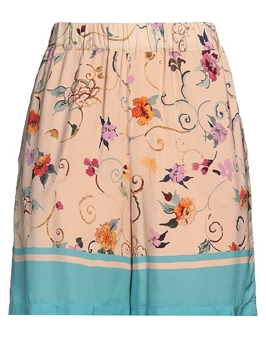 SEMICOUTURE Shorts & Bermuda Beige 100% Viscose, Polyester