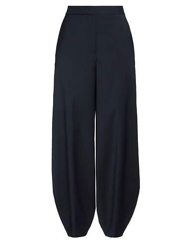 MEIMEIJ Pantaloni ampi BLU NOTTE 54% Poliestere, 44% Lana, 2% Elastan, Cotone