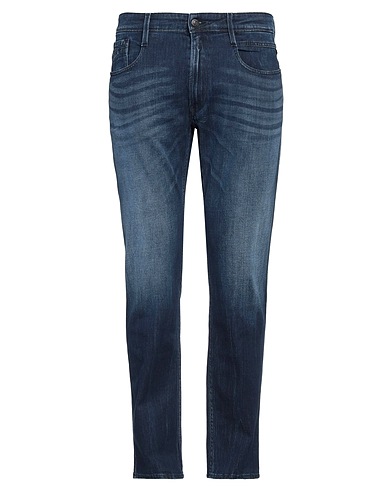 REPLAY Denim trousers Blue 94% Cotton, 4% Polyester, 2% Elastane