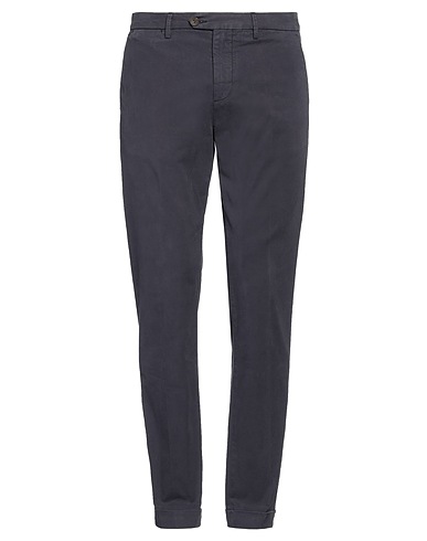 SEVENTY VENEZIA Casual trouser Navy blue 97% Cotton, 3% Elastane, Horn