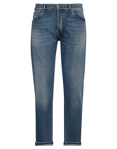 PT Torino Denim trousers Blue 99% Cotton, 1% Elastane