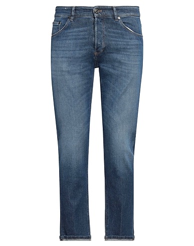 PT Torino Denim trousers Blue 99% Cotton, 1% Elastane