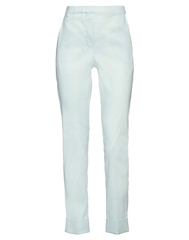D.EXTERIOR Casual pants Turquoise 69% Linen, 31% Elastane