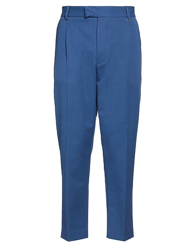 I'M BRIAN Casual pants Blue 100% Cotton