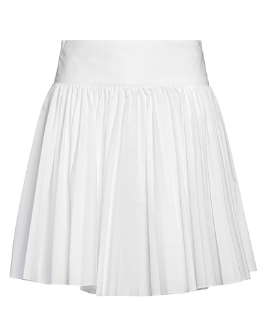 JIJIL Mini skirt White 65% Polyester, 35% Cotton