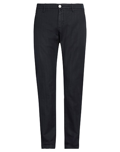 JACOB COHЁN Casual pants Midnight blue 69% Cotton, 29% Linen, 2% Elastane, Polyester
