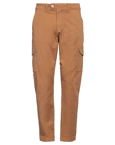 SSEINSE Pantalone Cammello 98% Cotone, 2% Elastan