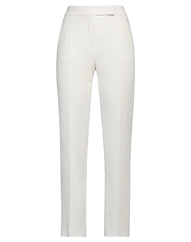 MAX MARA Pantalone Off white 70% Triacetato, 30% Poliestere