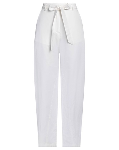 PINKO Casual pants Off white 62% Cotton, 38% Linen