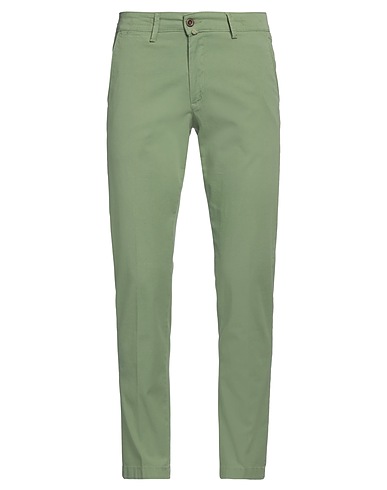 EXIGO Pantalon Vert 97% Coton, 3% Élasthanne