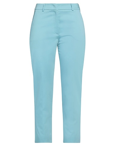WEEKEND MAX MARA Casual pants Sky blue 98% Cotton, 2% Elastane