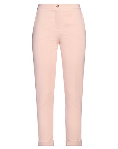 SANDRO FERRONE Casual trouser Pink 90% Polyester, 10% Elastane