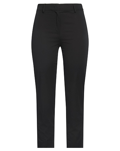 WEEKEND MAX MARA Pantalone Nero 97% Cotone, 3% Elastan