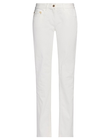 PALM ANGELS Denim trousers White 100% Cotton