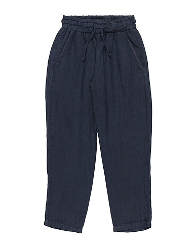 DANIELE ALESSANDRINI Pantalone Blu notte 100% Lino