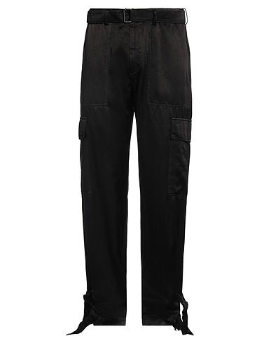 DRIES VAN NOTEN Casual pants Black 60% Cupro, 40% Cotton